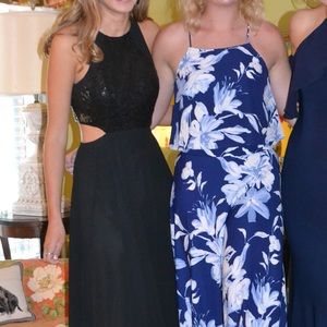 Black Lulu’s Sequin Cut Out Maxi